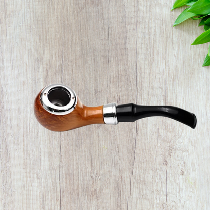 Classic Ol' School Vintage Dry Herb Smoking Tobacco Wood Pipe