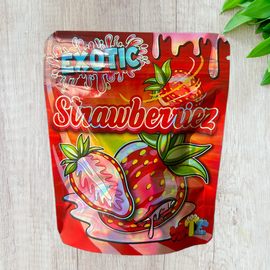 Trap House Exotics Gummies - Exotic Strawberriez - 5000MG THC Blend