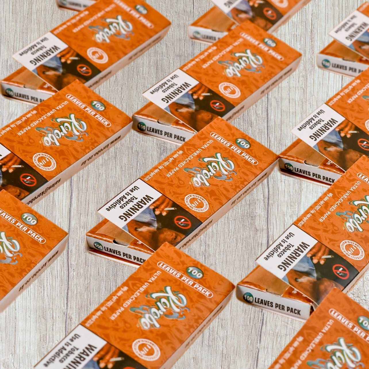 Korobo Brown 1 1/4 Size Rolling Papers - 100 Leaves