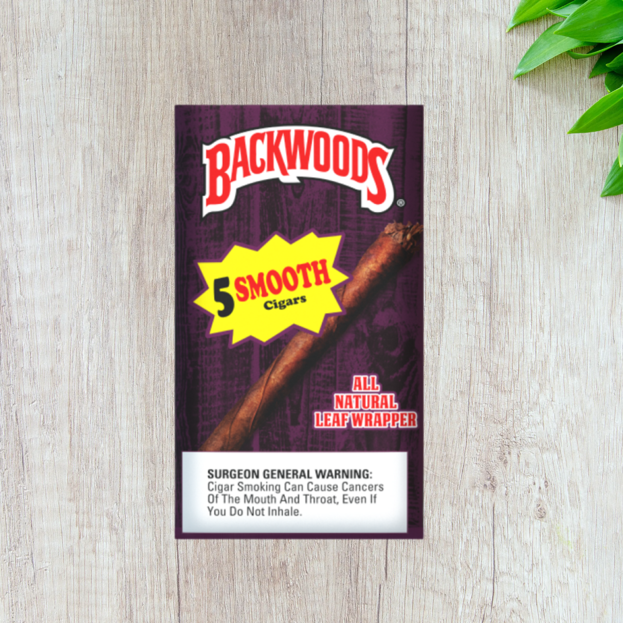 Backwoods - (Limited Edition) Leaf Wrapper Cigars /  Cigarillos - 5 Pack