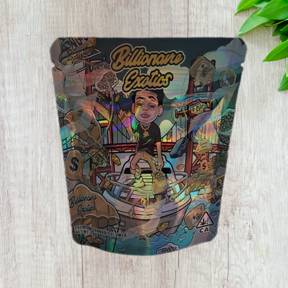 Mylar Ziplock Smell Proof Bag - 3.5g (100pcs)