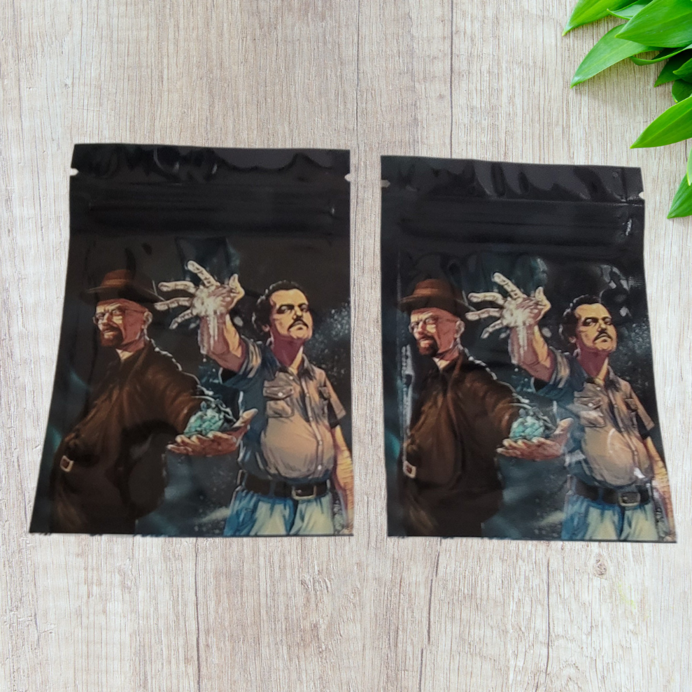 Mylar Small Ziplock Smell Proof Bag - 1g (100 Pcs)