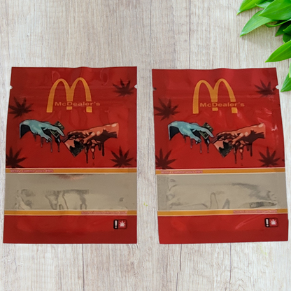 Mylar Small Ziplock Smell Proof Bag - 1g (100 Pcs)