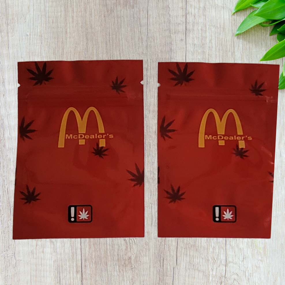 Mylar Small Ziplock Smell Proof Bag - 1g (100 Pcs)