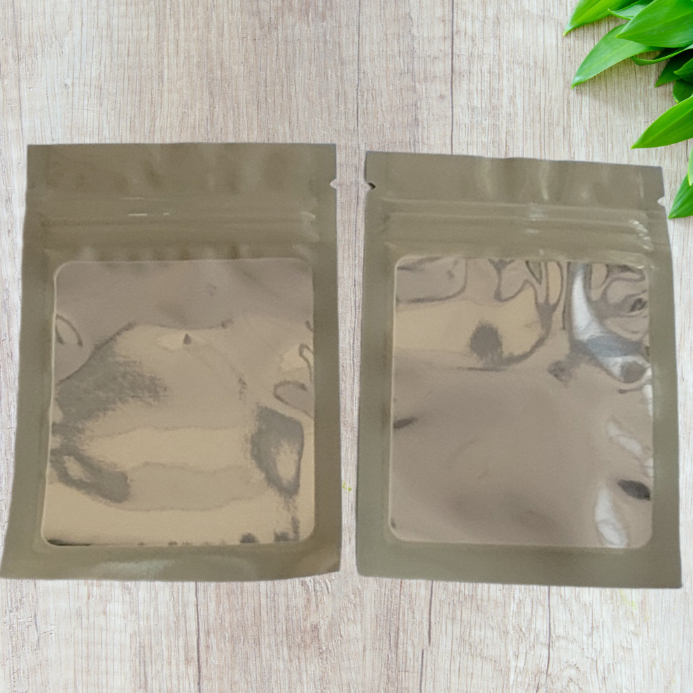 Mylar Small Ziplock Smell Proof Bag - 1g (100 Pcs)
