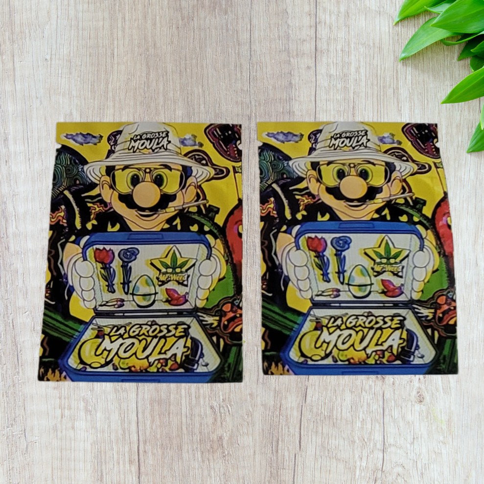 Mylar Small Ziplock Smell Proof Bag - 1g (100 Pcs)