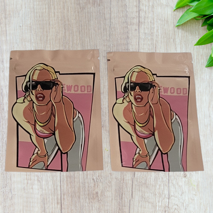 Mylar Small Ziplock Smell Proof Bag - 1g (100 Pcs)