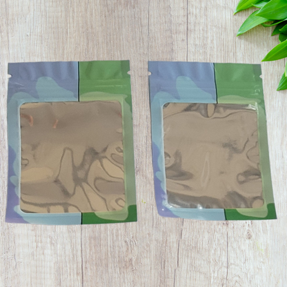 Mylar Small Ziplock Smell Proof Bag - 1g (100 Pcs)