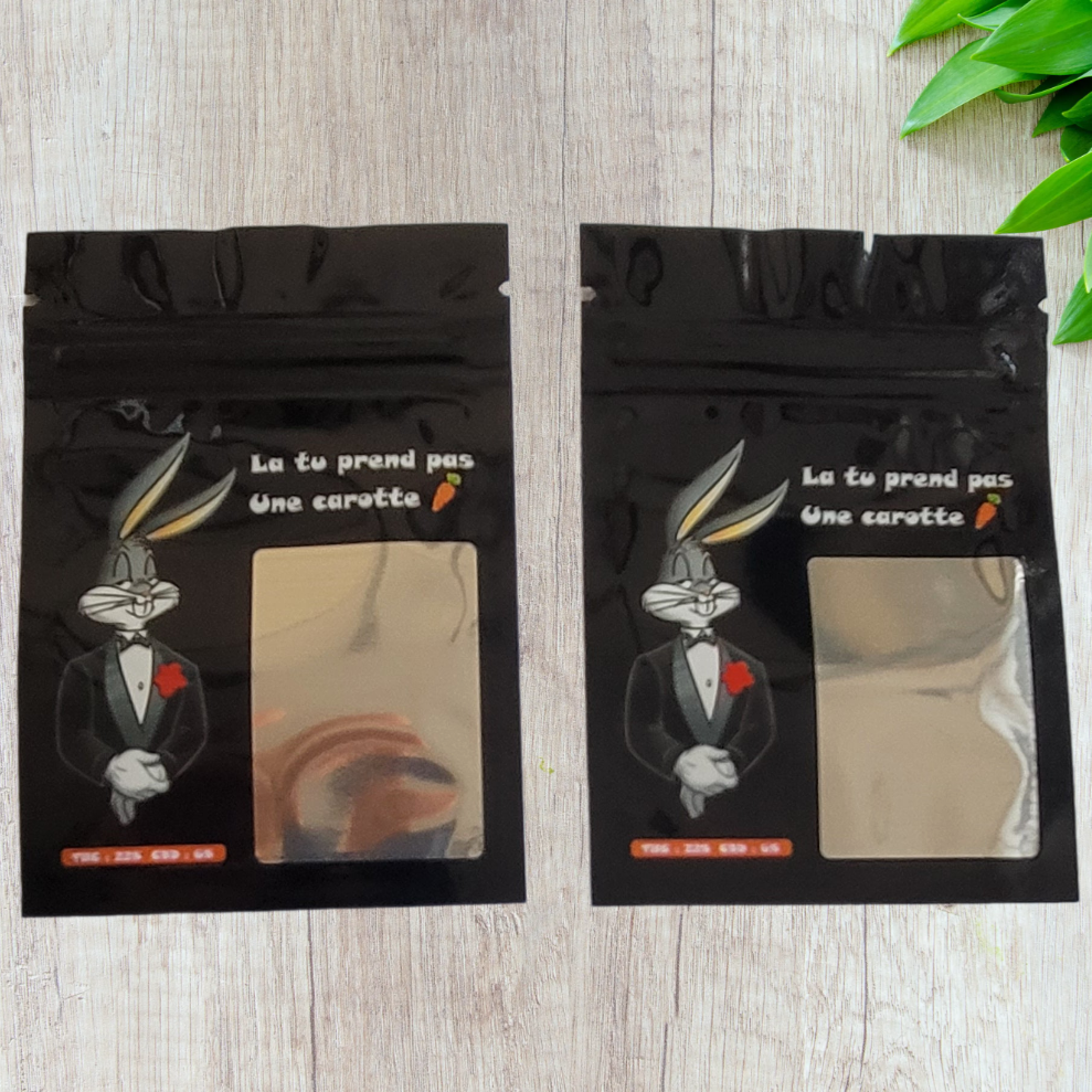 Mylar Small Ziplock Smell Proof Bag - 1g (100 Pcs)