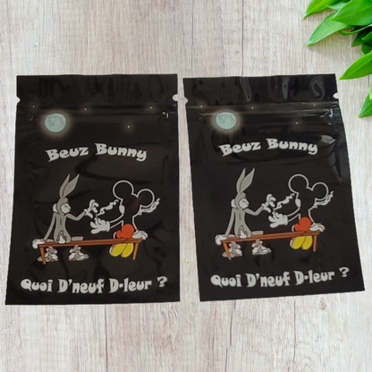 Mylar Small Ziplock Smell Proof Bag - 1g (100 Pcs)