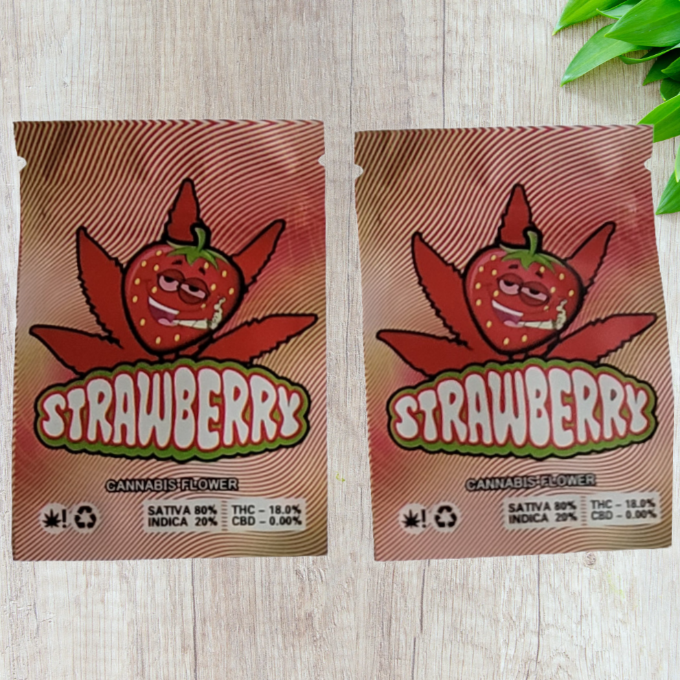 Mylar Small Ziplock Smell Proof Bag - 1g (100 Pcs)