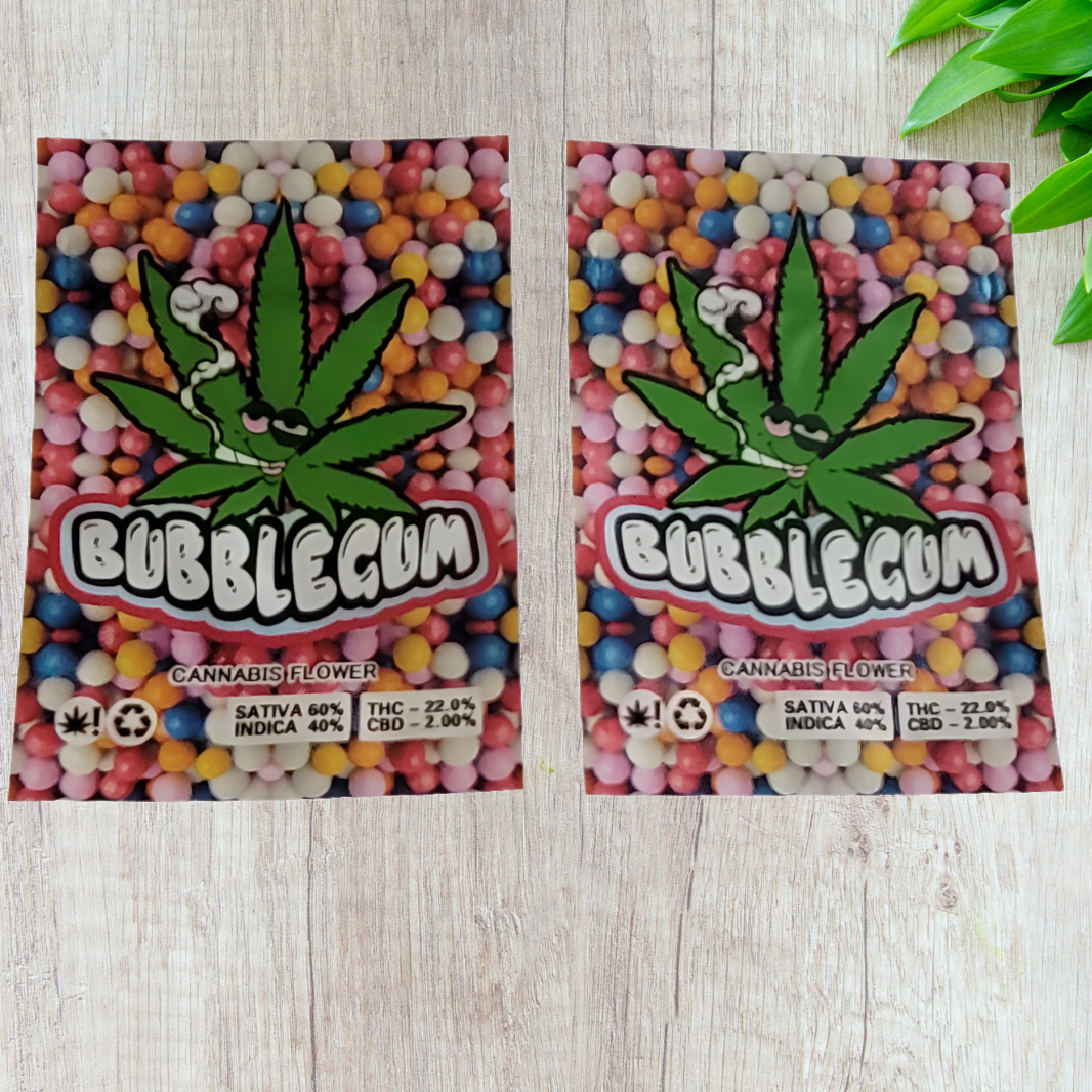 Mylar Small Ziplock Smell Proof Bag - 1g (100 Pcs)