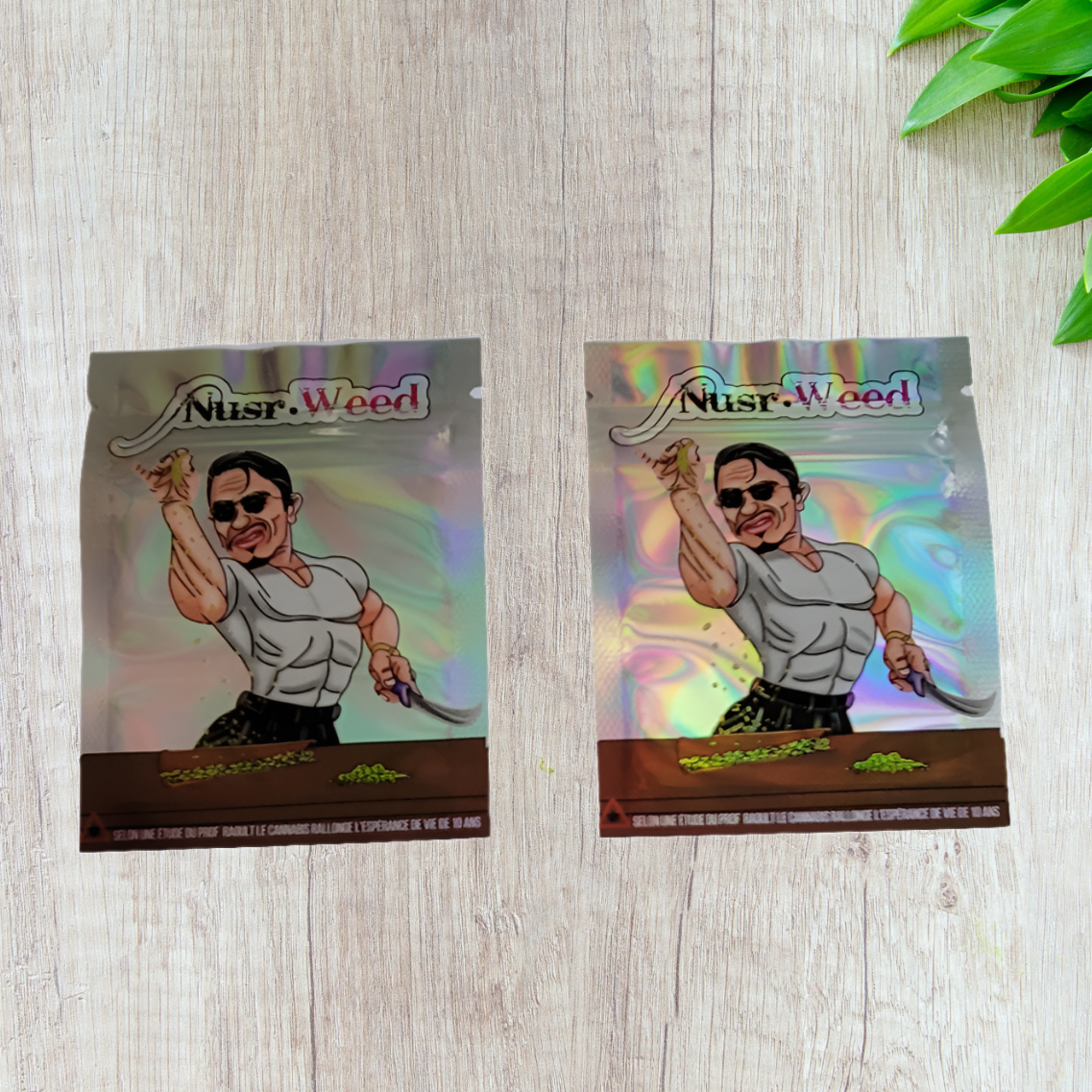 Mylar Small Ziplock Smell Proof Bag - 1g (100 Pcs)