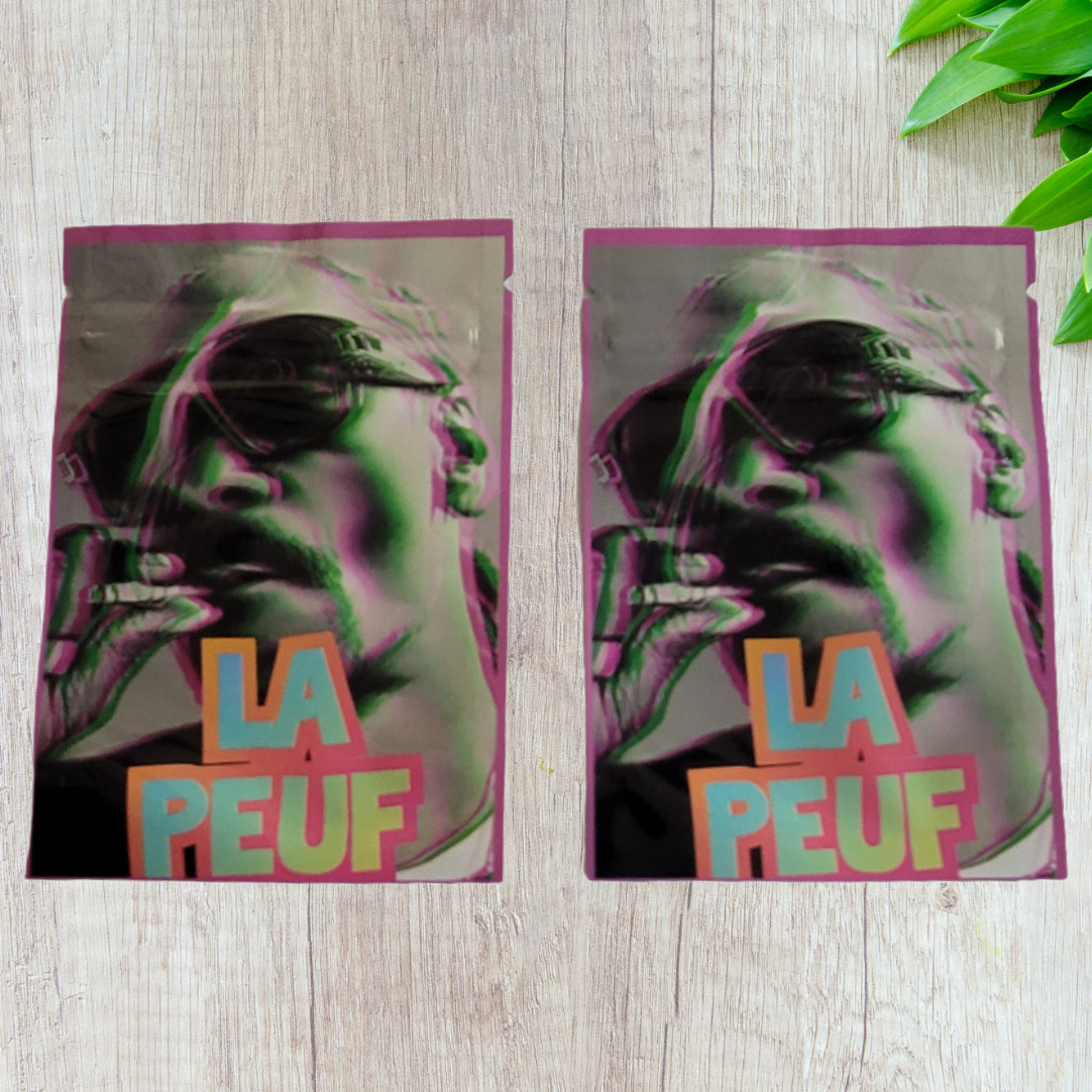 Mylar Small Ziplock Smell Proof Bag - 1g (100 Pcs)