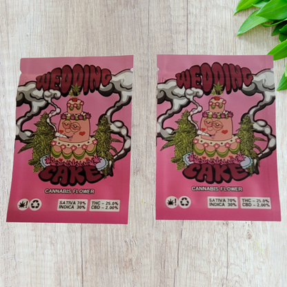 Mylar Small Ziplock Smell Proof Bag - 1g (100 Pcs)