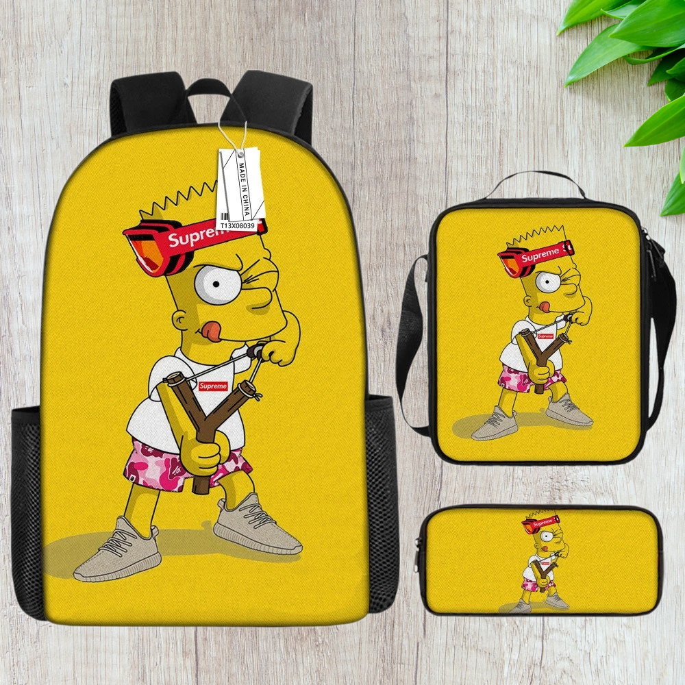 Backwoods Backpack Set - 3 pcs (Backpack, Shoulder Bag, Pencil Bag)