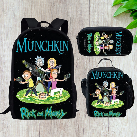 Backwoods Backpack Set - 3 pcs (Backpack, Shoulder Bag, Pencil Bag)
