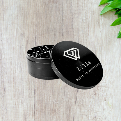 Zilla Alloy 100mm ( Extra Large Size) Herb Metallic Grinder - 4 Layer
