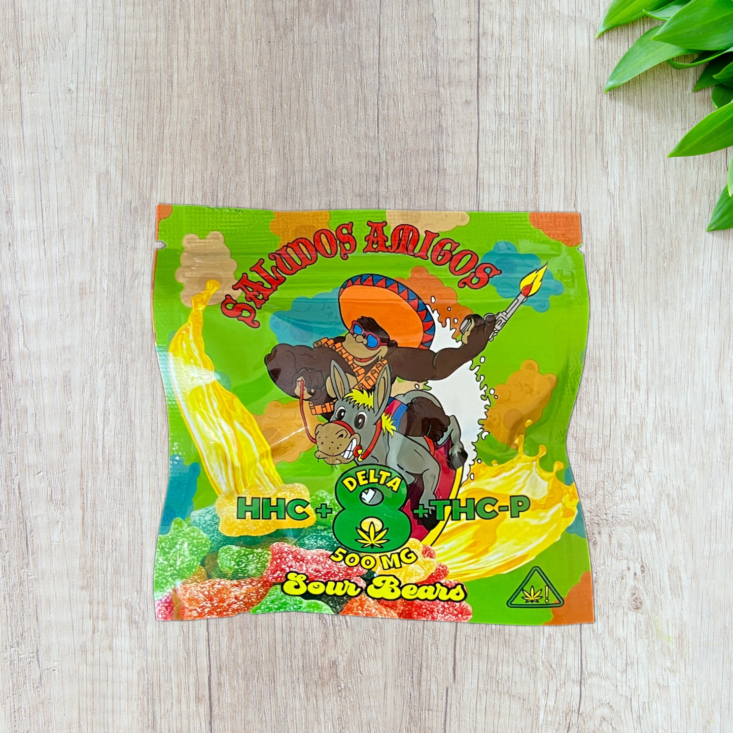 Saludos Amigos Delta 8 + HHC + THCP Gummies