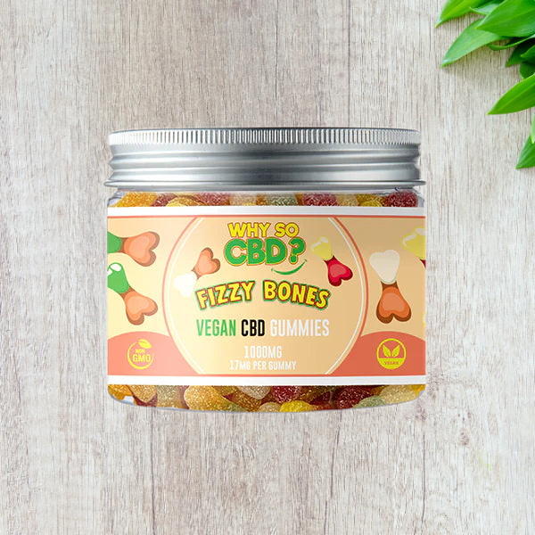 Why So CBD? Broad Spectrum Vegan CBD Gummies - Small ( 1000mg )