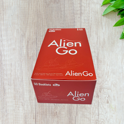 Alien Go Red Colored Rolling Paper - 1 1/4 Size