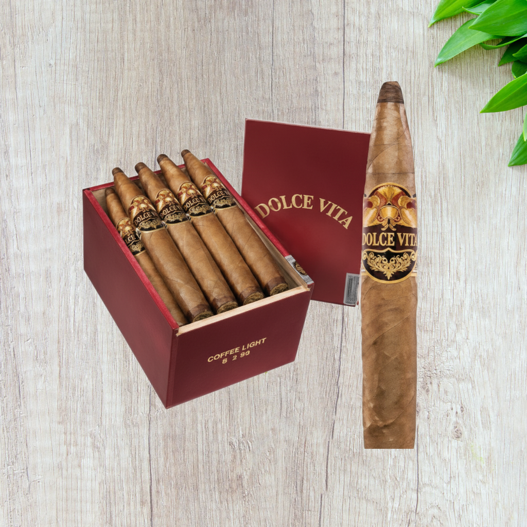 Dolce Vita Cafe Coffee Light Edition 654 Figurado Cigars