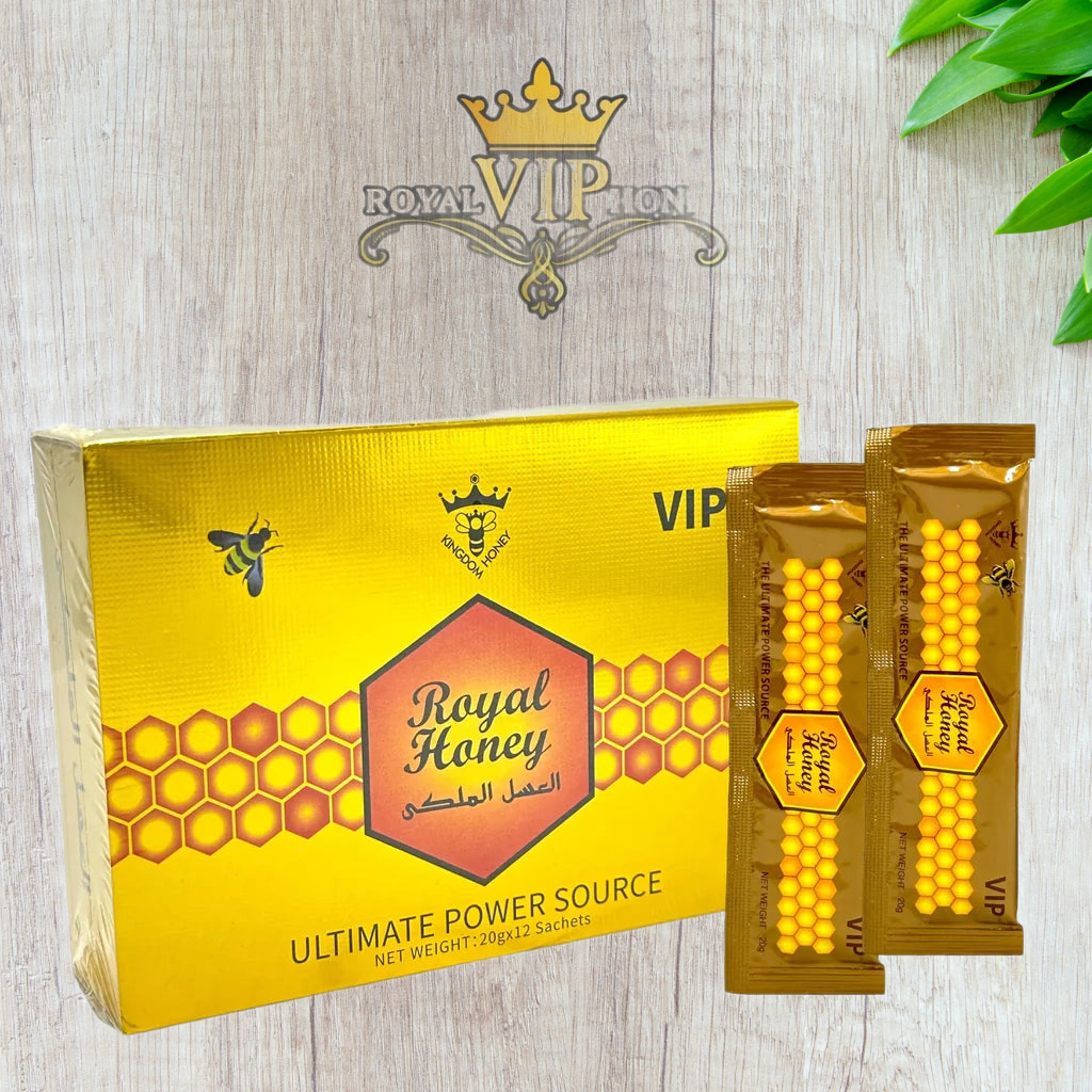Royal VIP Honey Men Sexual Enhancement Pack (12 Sachets 20g each)