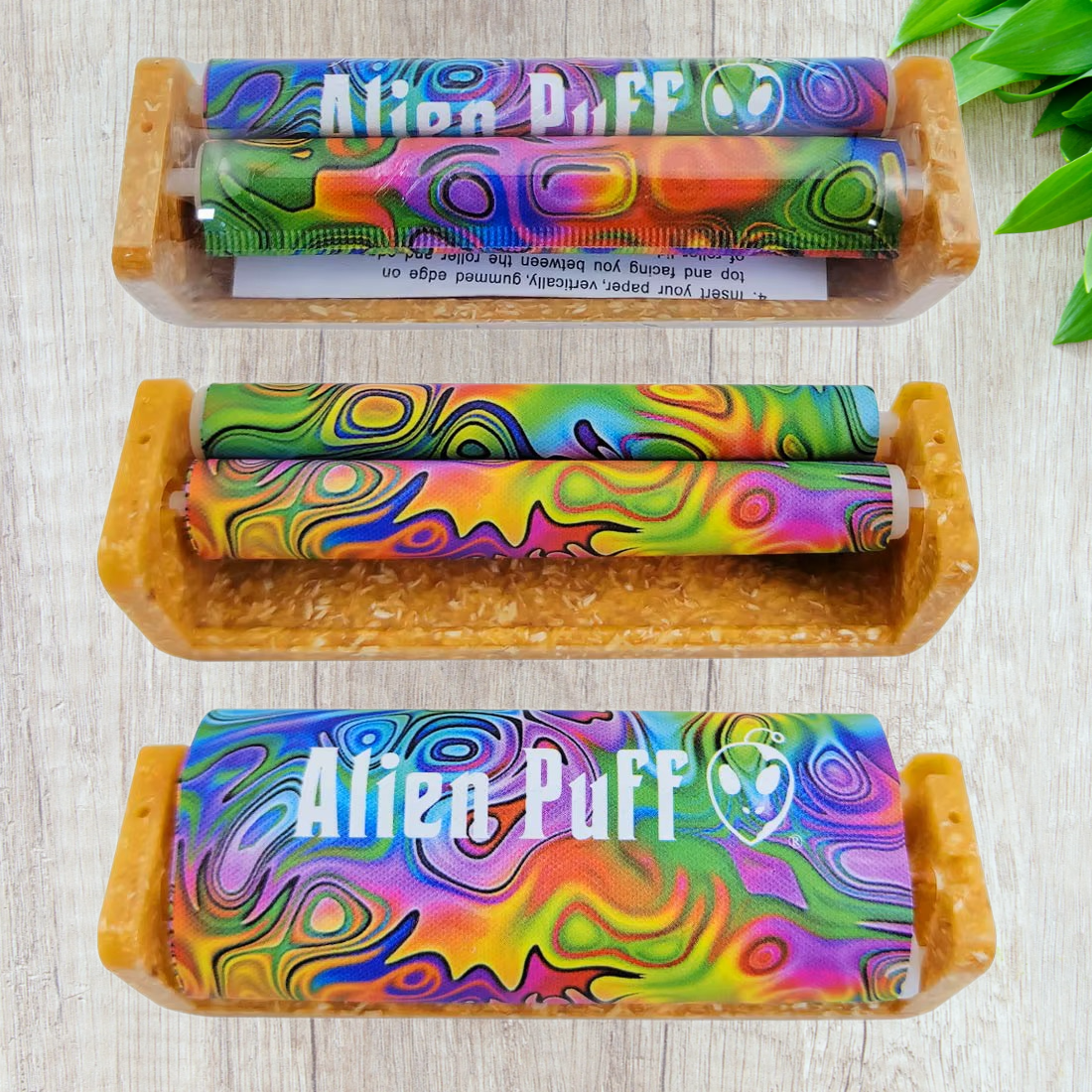 Alien Puff Hemp Plastic Rolling Machine 1 1/4 Size - 79mm