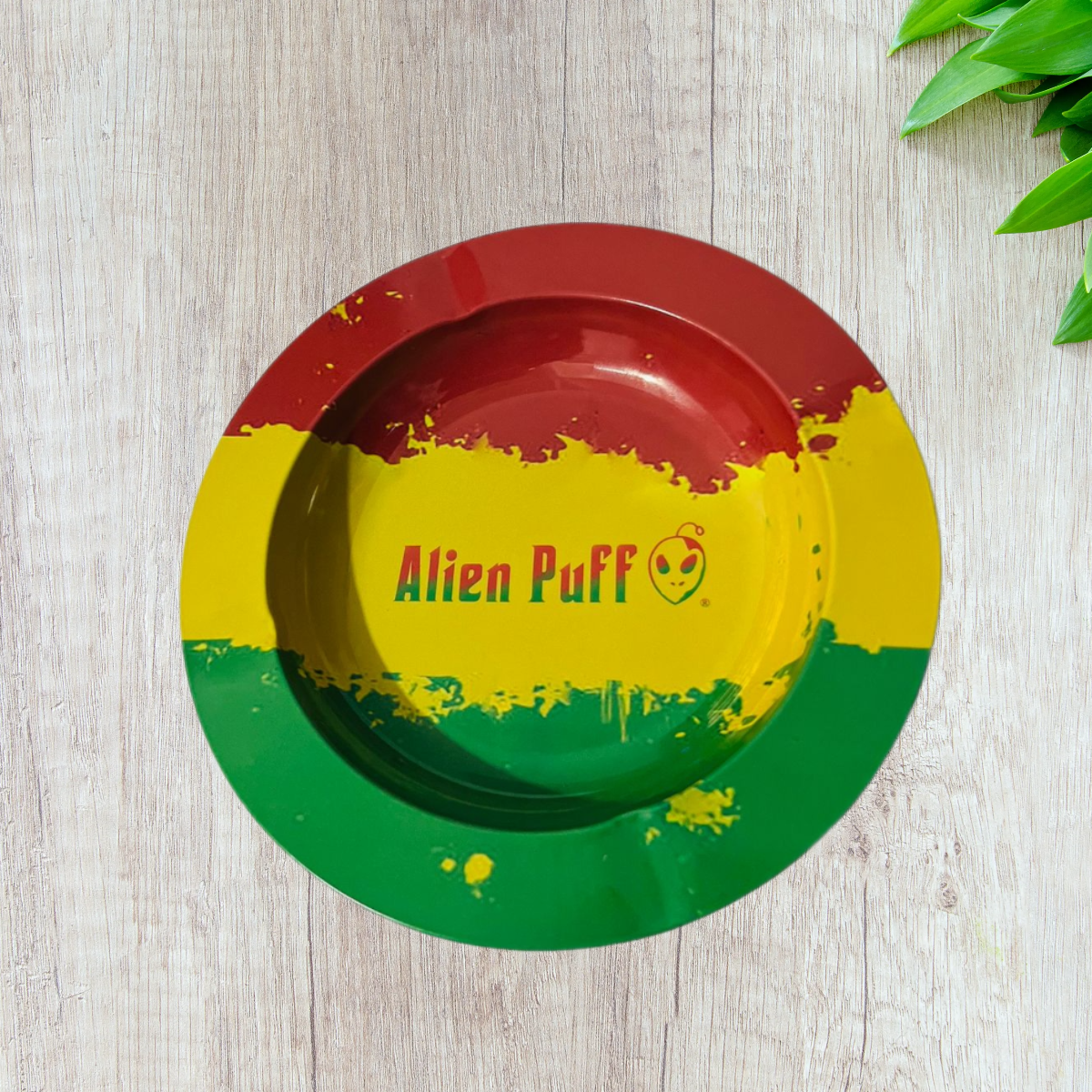 Alien Puff Metallic Ashtray - 14cm