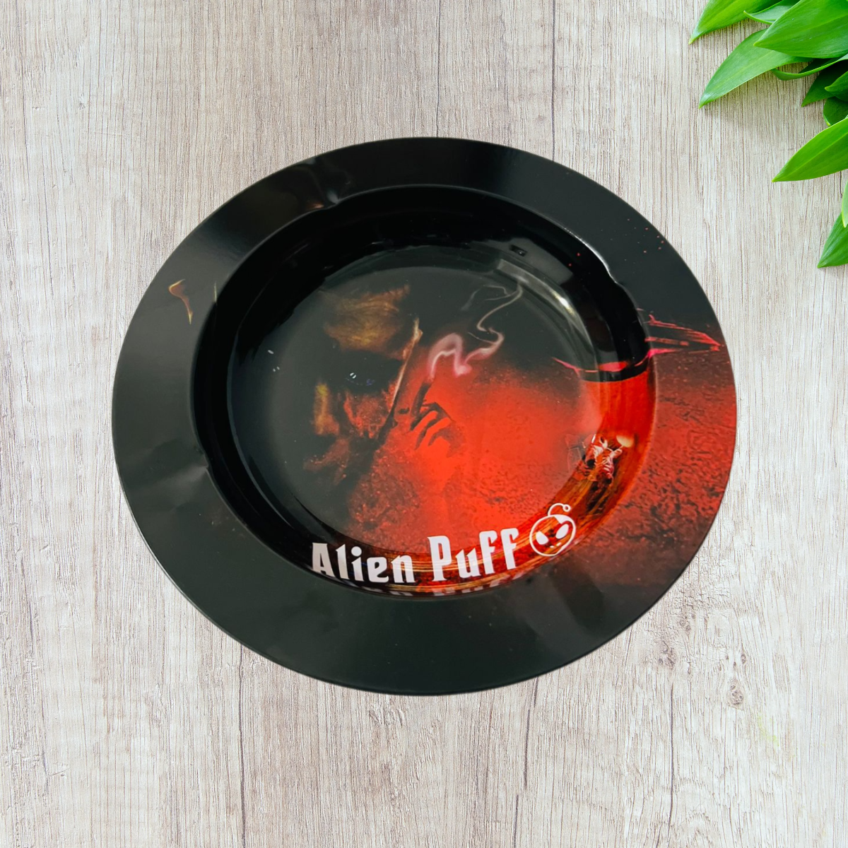 Alien Puff Metallic Ashtray - 14cm