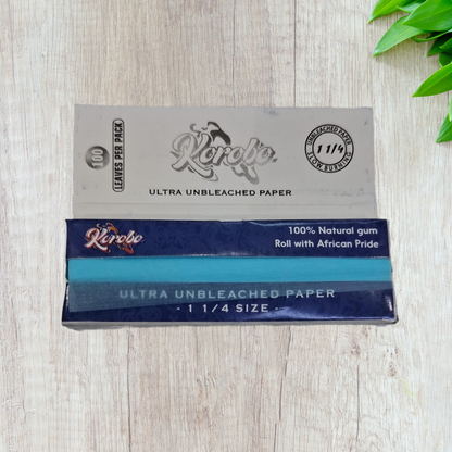 Korobo Blue Rolling Papers 1 1/4 Size - 100 Leaves