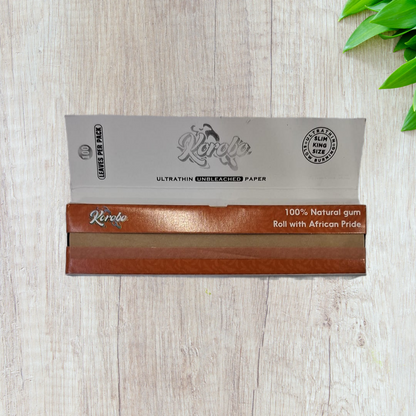 Korobo Brown King Size Rolling Papers - 85 Leaves