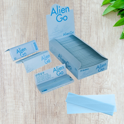 Alien Go Blue Rolling Papers 1 1/4 Size
