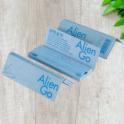Alien Go Blue Rolling Papers 1 1/4 Size