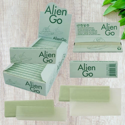 Alien GO Green Rolling Papers – King Size