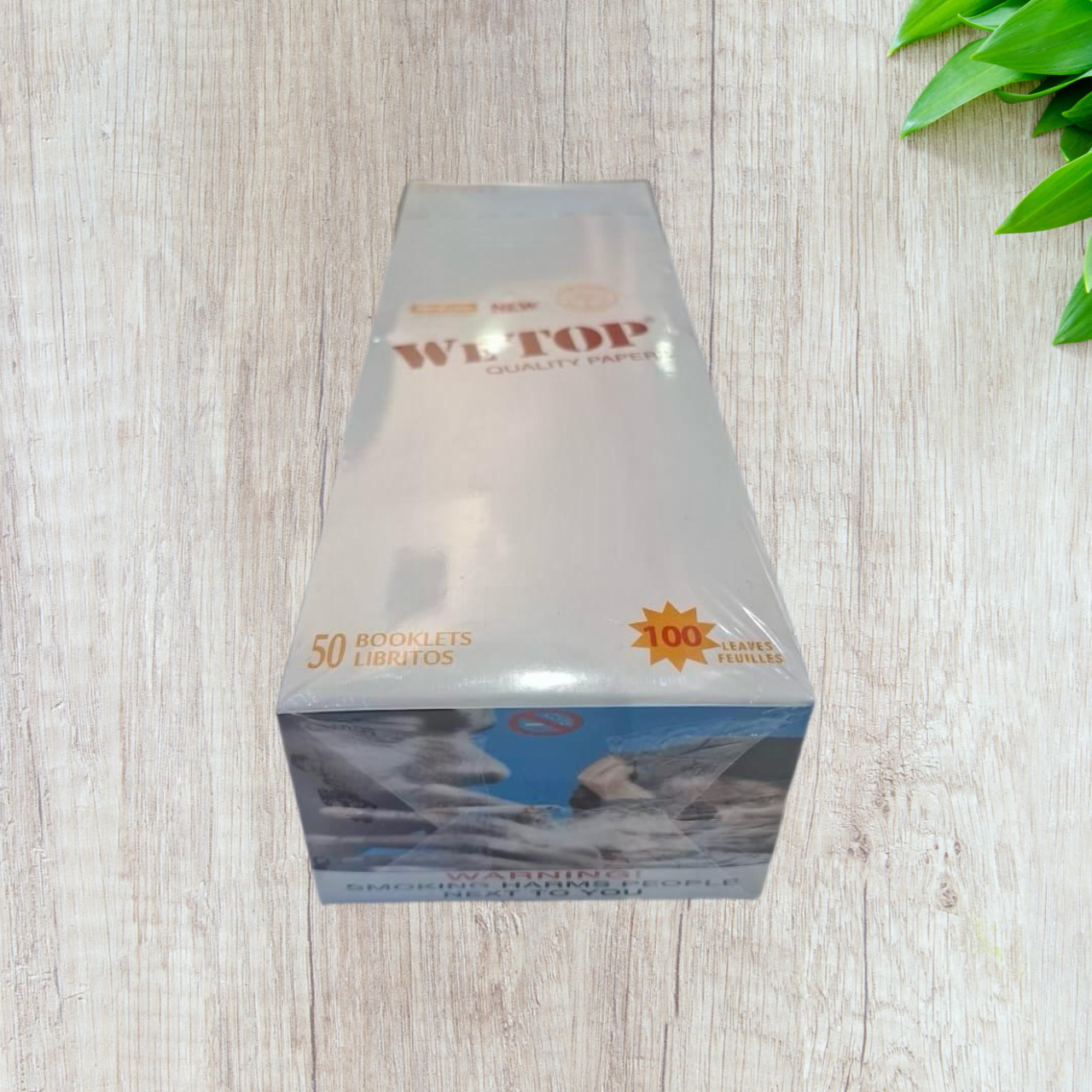 WeTop White Regular Queen Size Rolling Paper - 100 Leaves