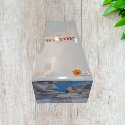 WeTop White Regular Queen Size Rolling Paper - 100 Leaves