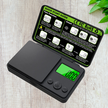 Top Flip Precision Digital Pocket Scale (0.01g–1kg)