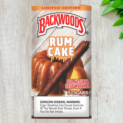 Backwoods - (Limited Edition) Leaf Wrapper Cigar /  Cigarillo - 5 Pack