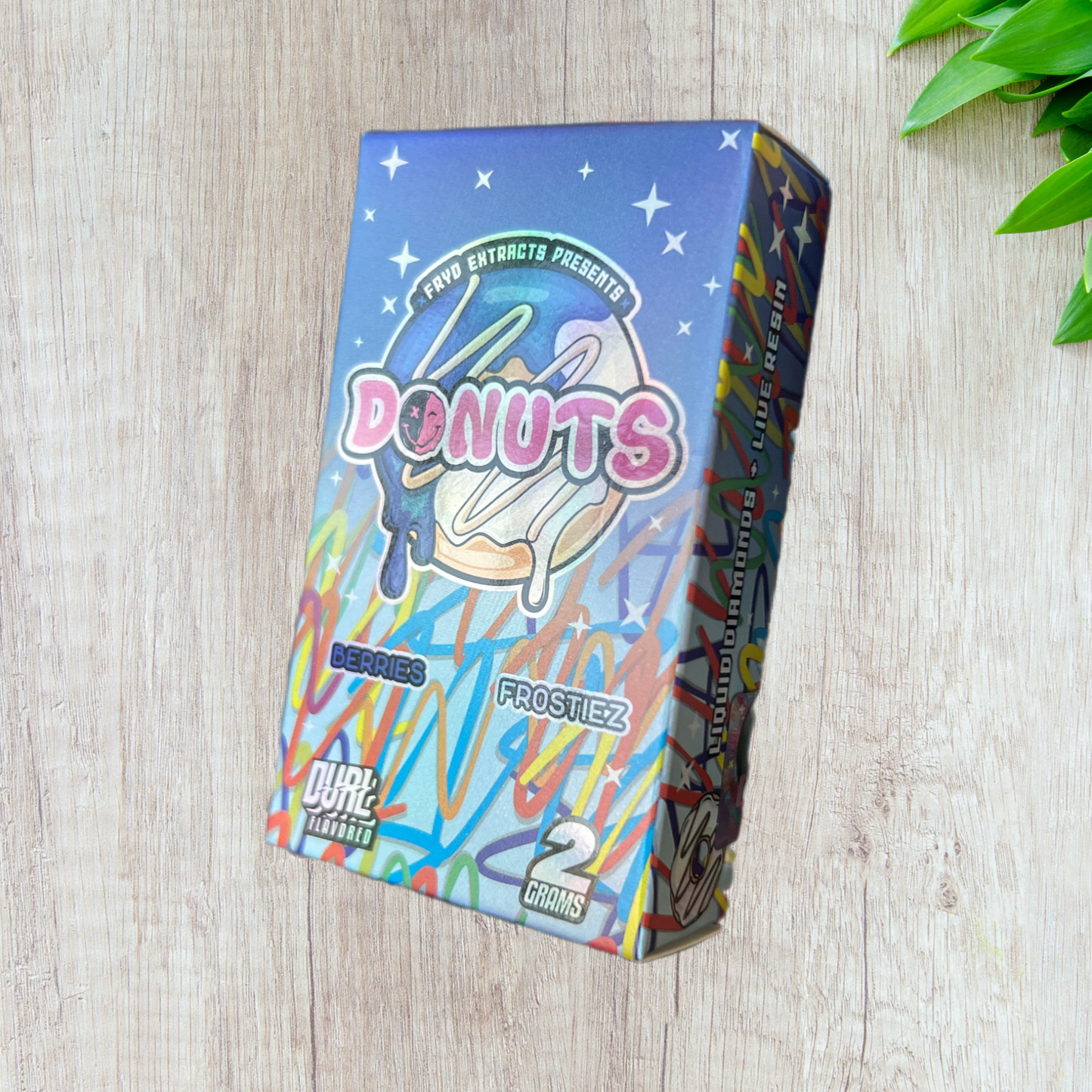 Dual Fryd Donuts Disposable Vape Cartridge 2G – Live Diamonds + Live Resin