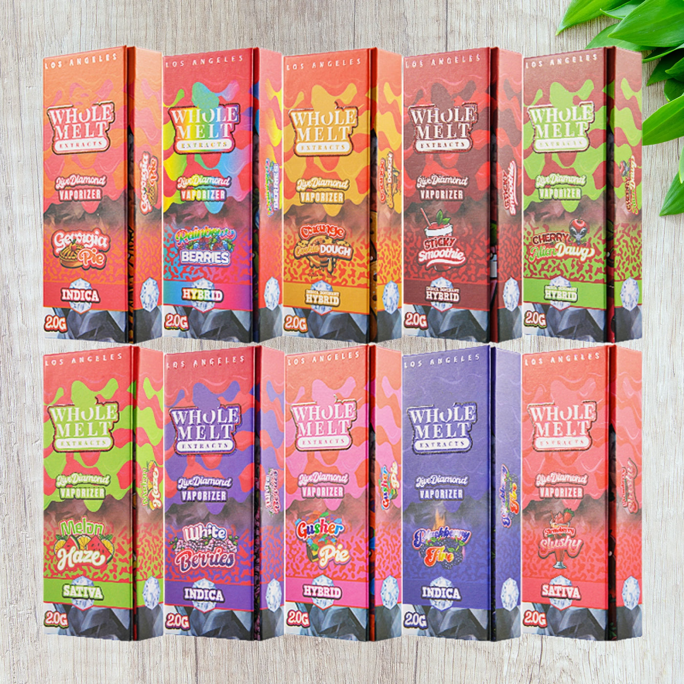 Whole Melt Extracts Disposable Vape Cartridge  – 2G Live Diamonds