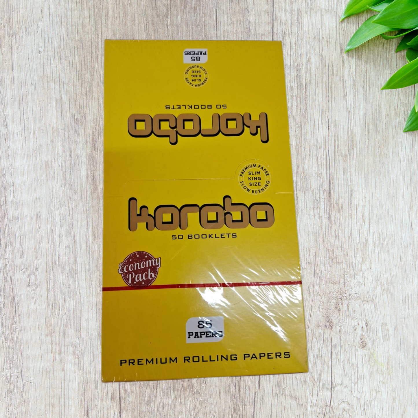Korobo White Pure Hemp King Size Rolling Papers