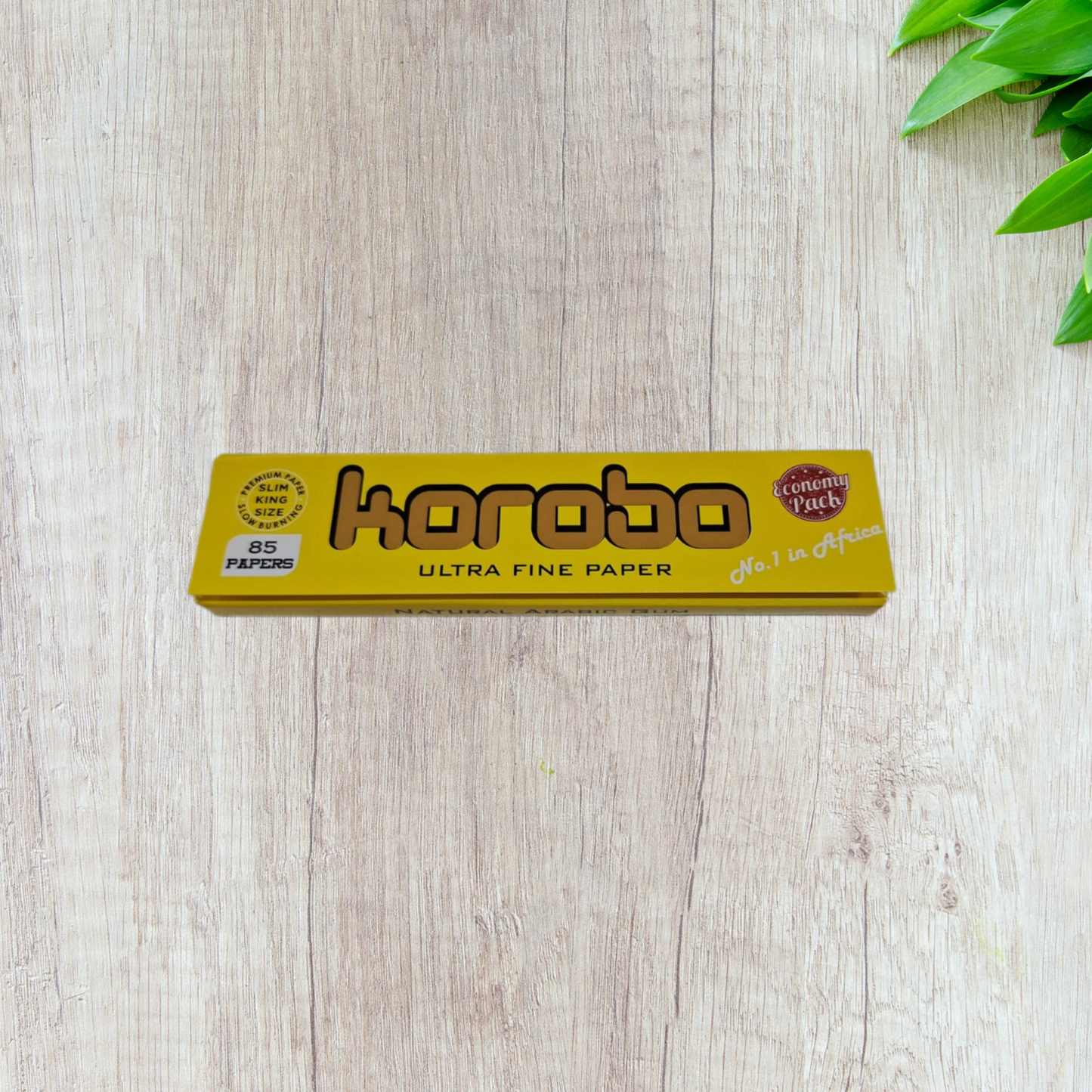 Korobo White Pure Hemp King Size Rolling Papers