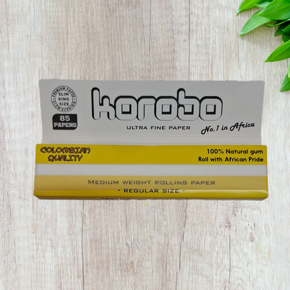 Korobo White Pure Hemp King Size Rolling Papers