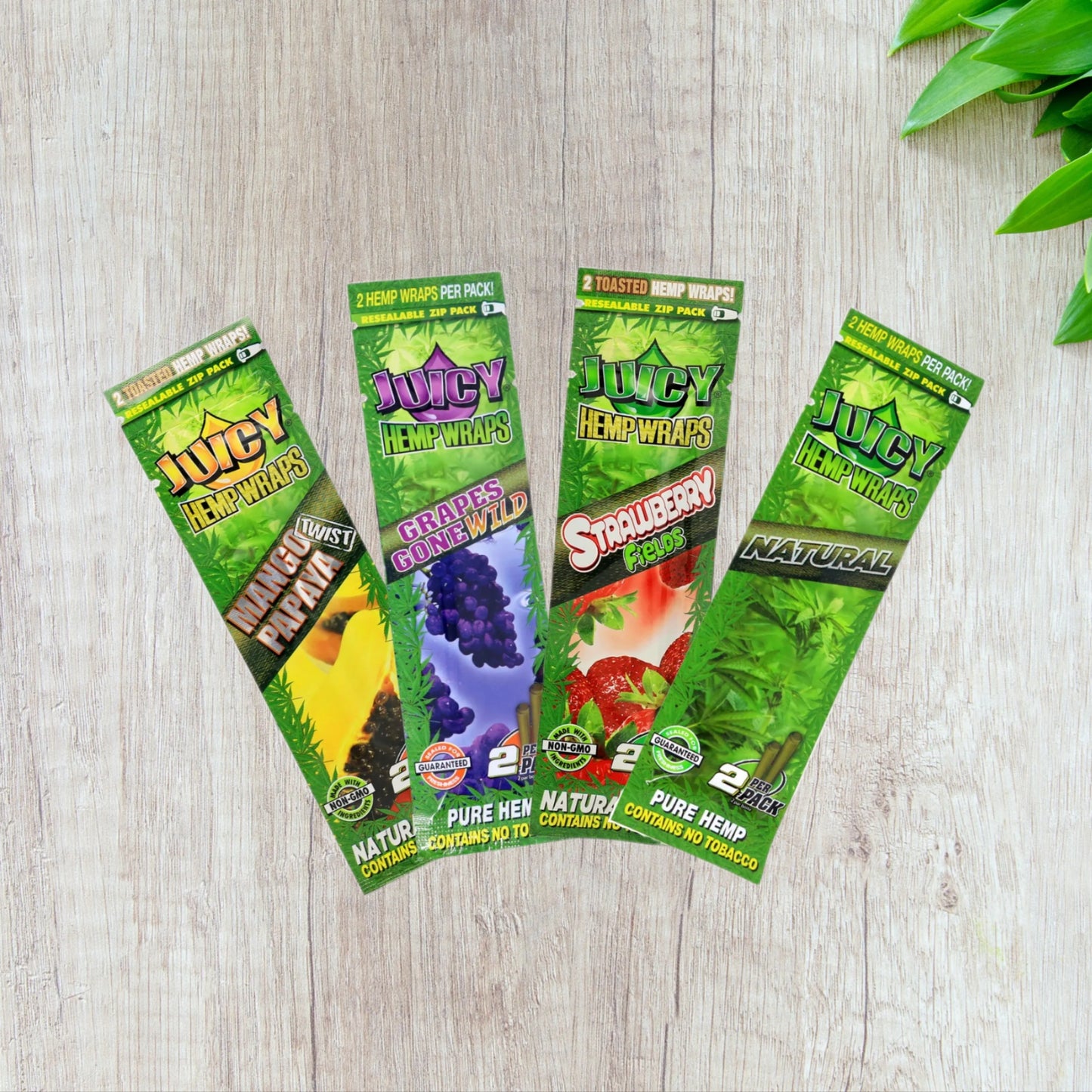 Juicy Hemp Wrap Blunt Wraps - 2 Pack