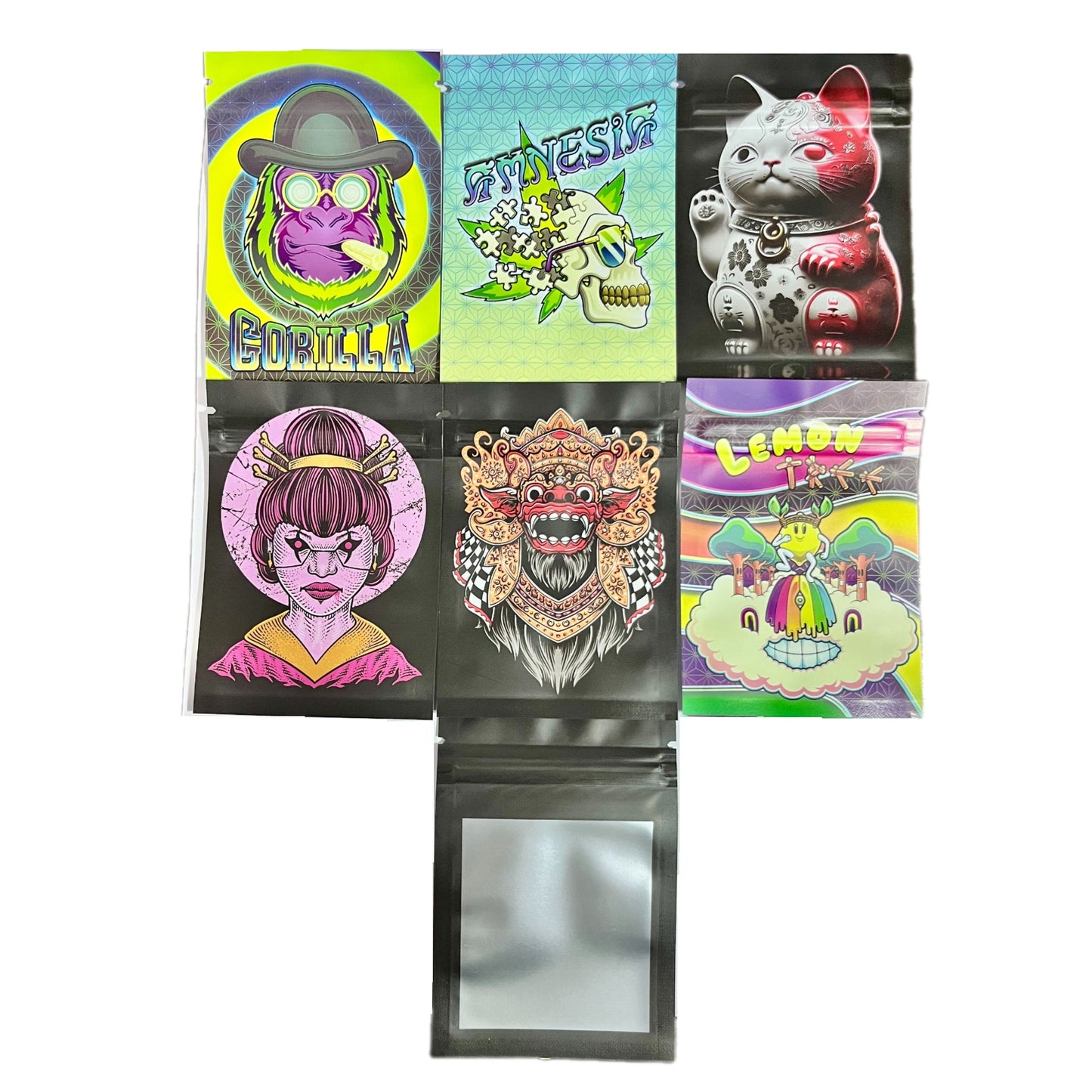 Mylar Small Ziplock Smell Proof Bag - 1g (100 Pcs)