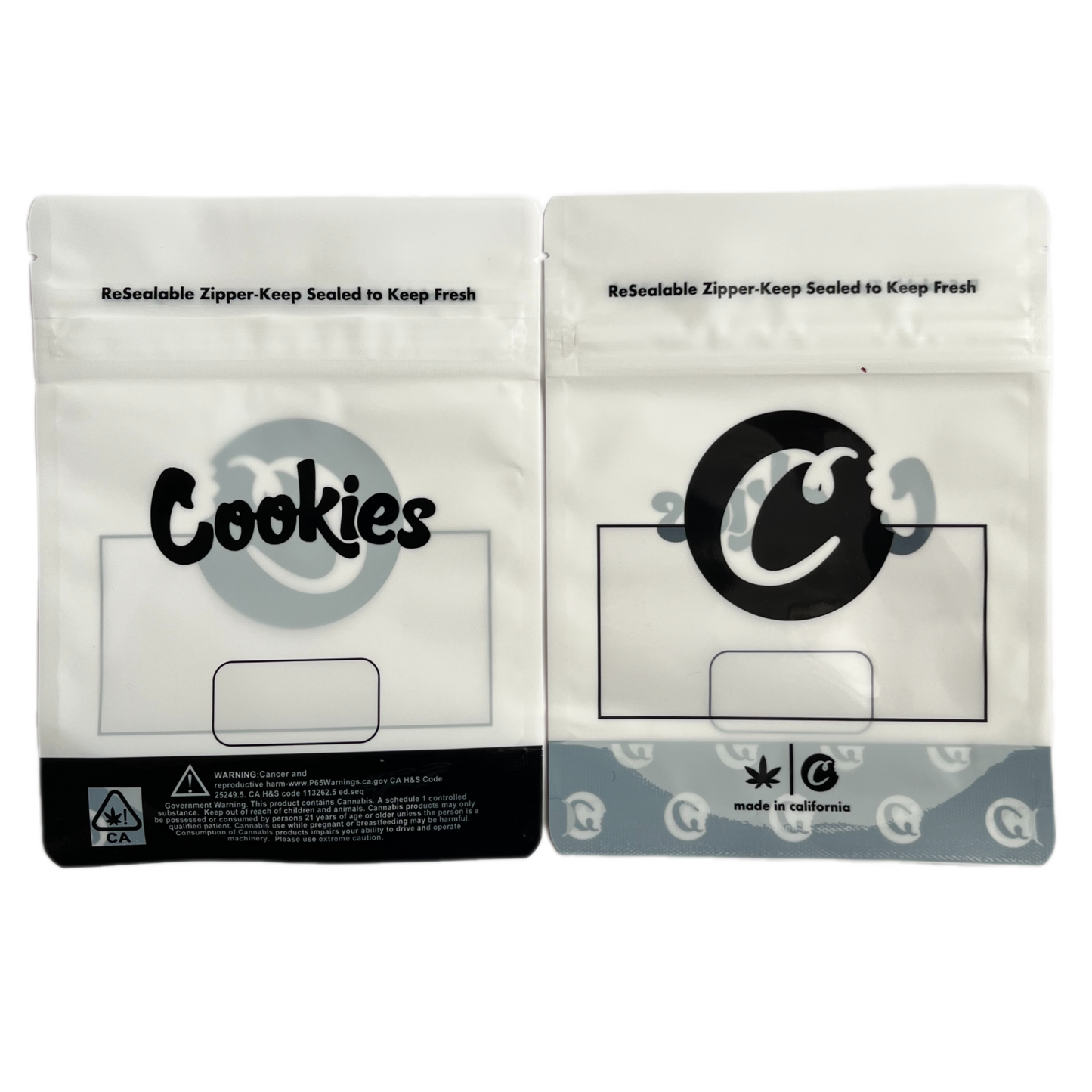 Mylar Ziplock Smell Proof Bag - 28g (100pcs)